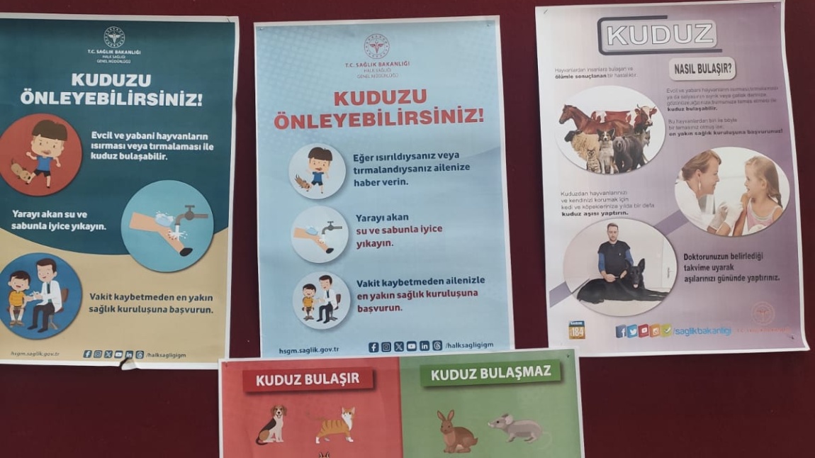 OKULUMUZDA KUDUZ EĞİTİMİ VERİLDİ